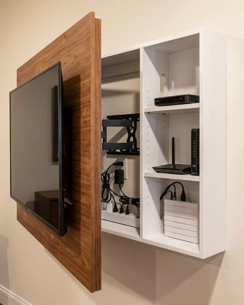 Dekoratif kablo gizleme fikirleri.