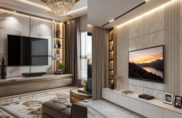 TV arkası dekorasyon fikirleri