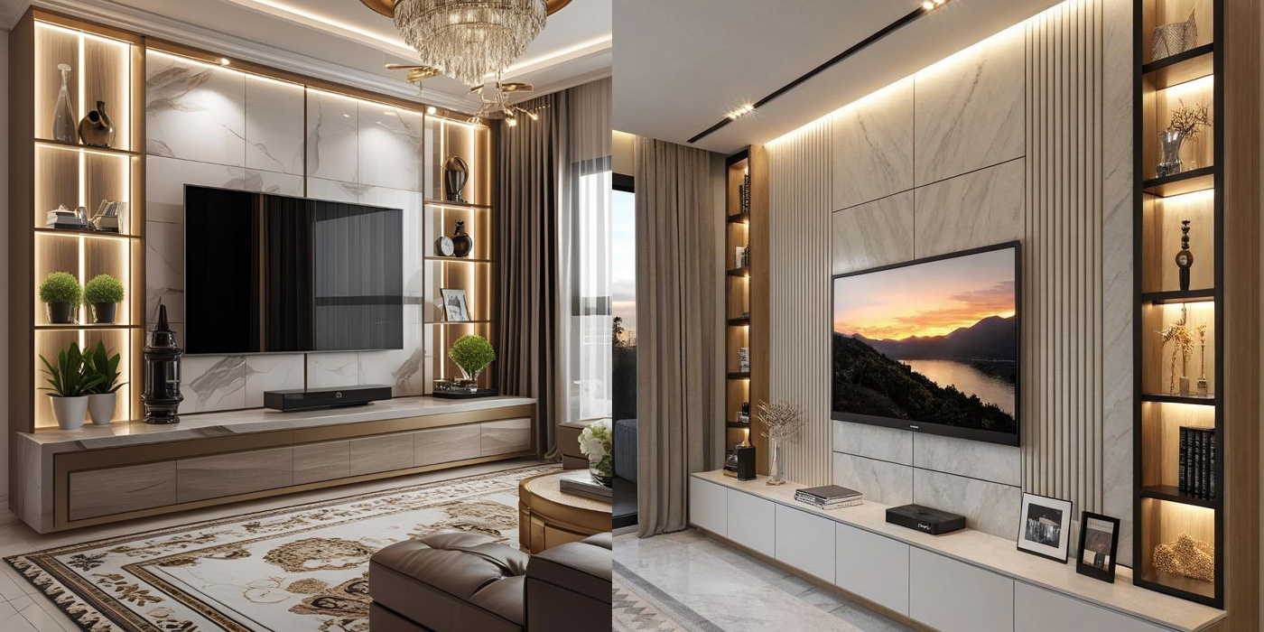 TV arkası dekorasyon fikirleri